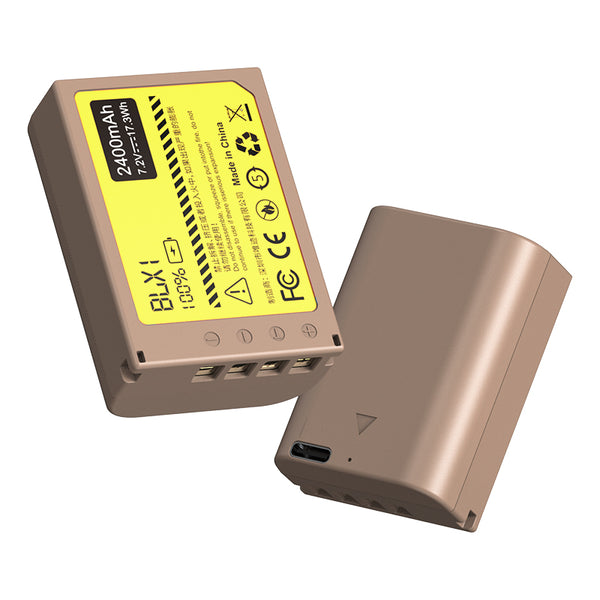 Ulanzi オリン パスBLX-1タイプのリチウムイオンバッテリー（USB-C充電